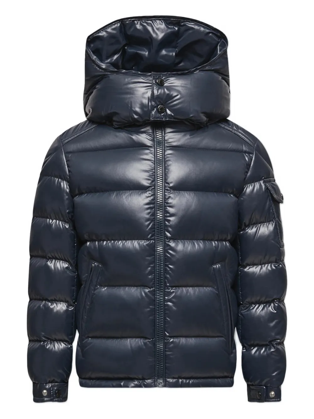 Moncler Enfant chamarra capitonada con capucha | azul | Image 1