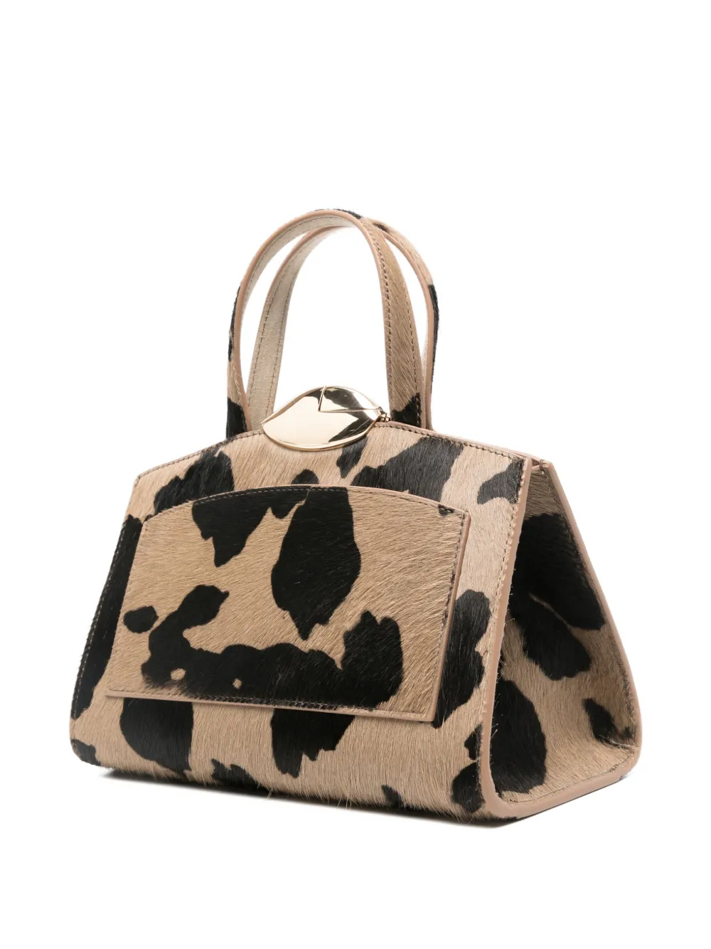 Benedetta Bruzziches Serena La Petite Animal-print Tote Bag In Brown