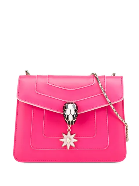 Bvlgari Pre-Owned 2012-2025 Small Leather Square Serpenti Forever Chain crossbody bag