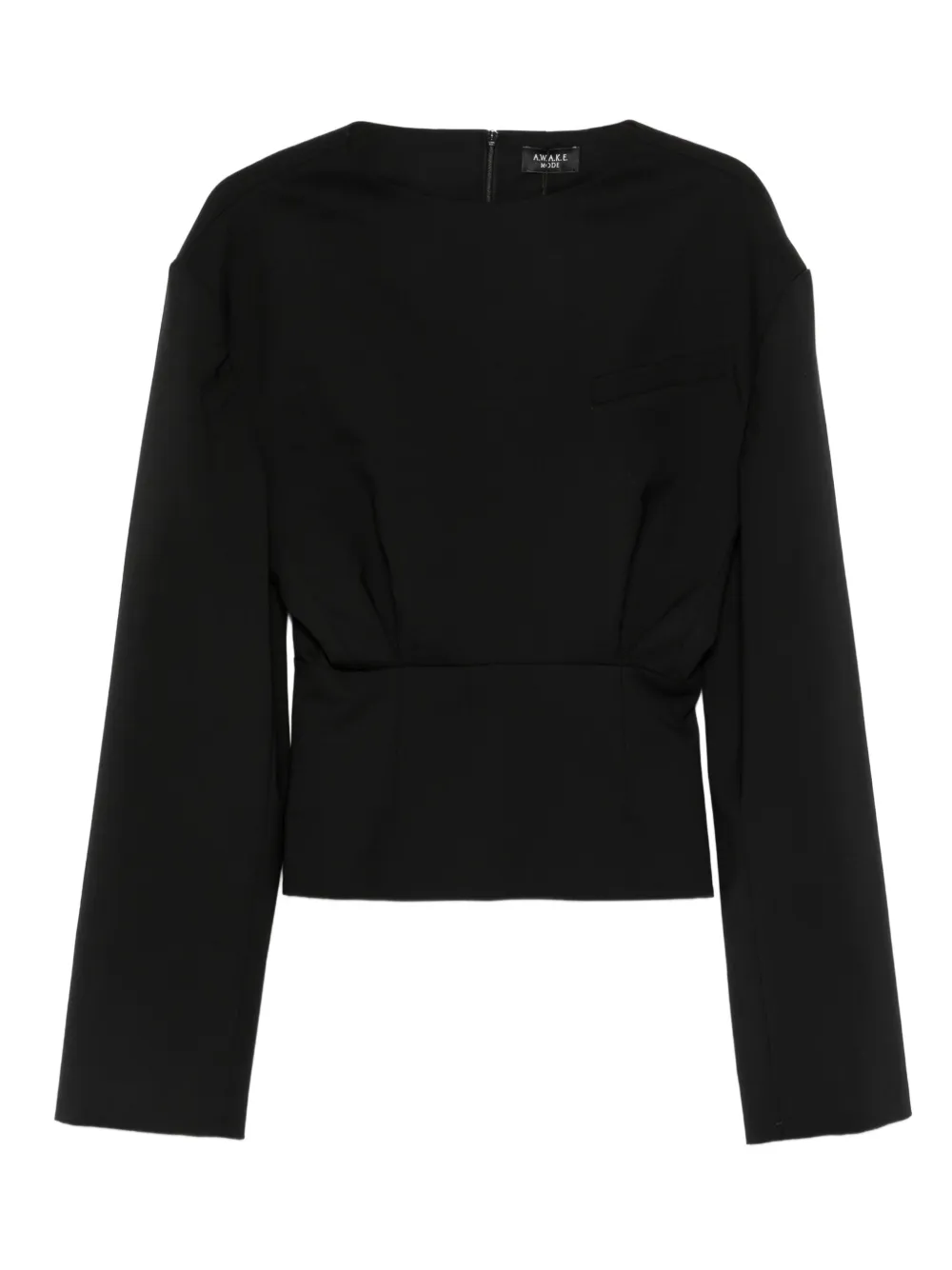A.W.A.K.E. Mode top con cuello redondo | negro | Image 1