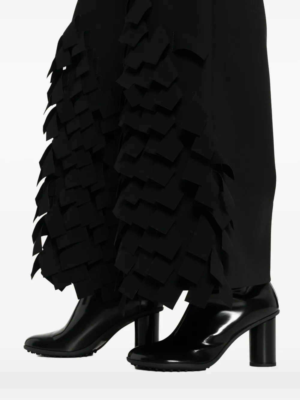A.W.A.K.E. Mode Broek met rechthoekig detail Zwart