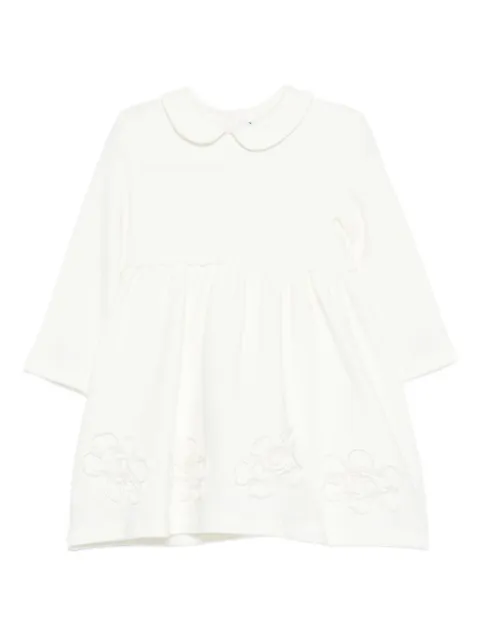 Il Gufo floral-appliqué dress