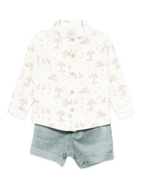 Paz Rodriguez corduroy shorts (set of two)