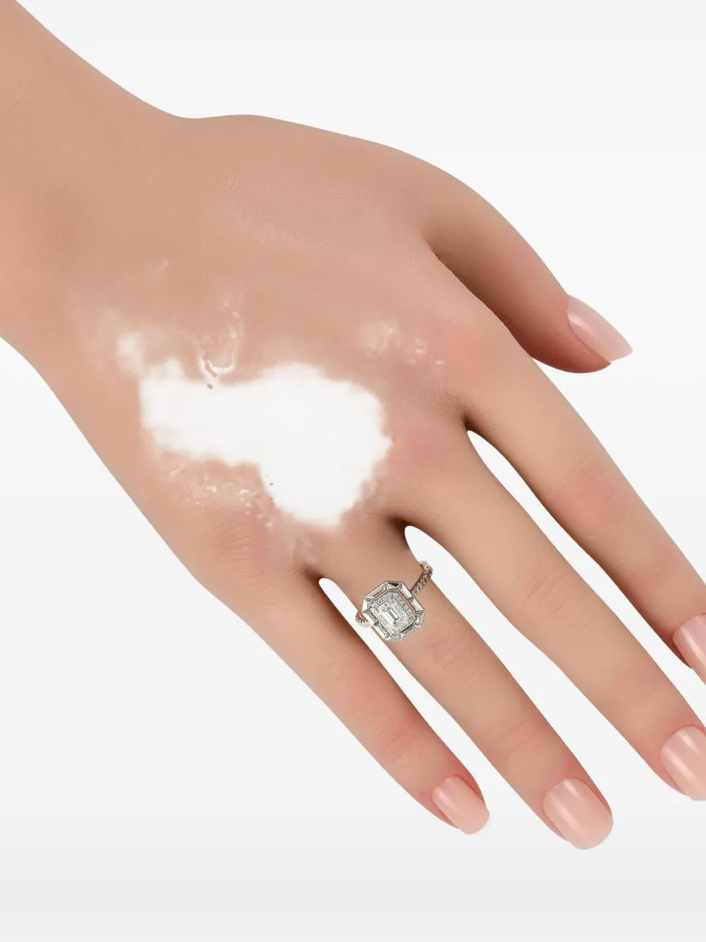 LB Exclusive 18K white gold diamond ring - Argento