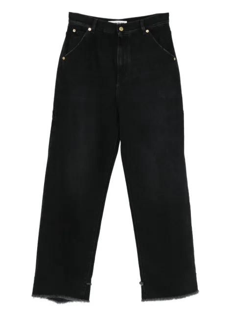 DARKPARK frayed denim straight-leg jeans