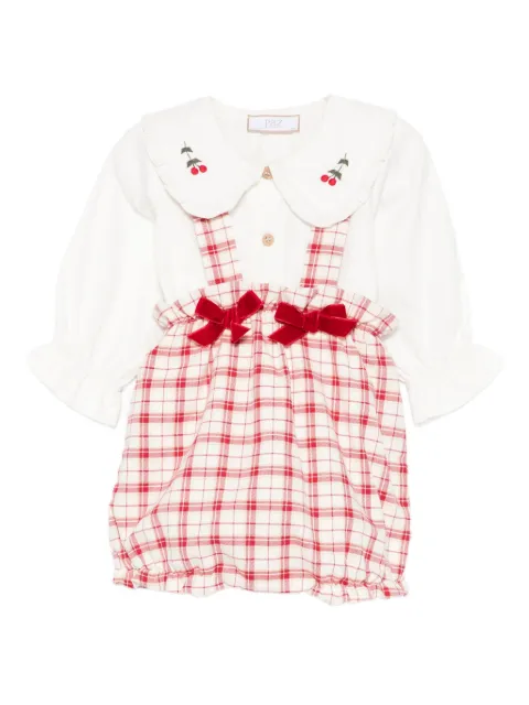Paz Rodriguez plaid shorts (set of two)