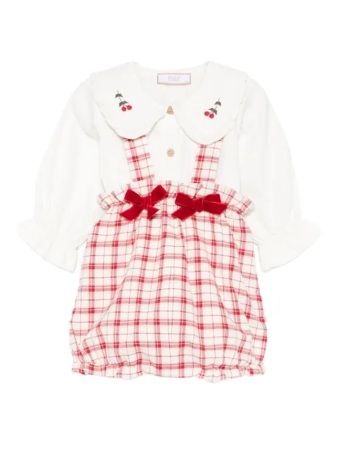 Paz Rodriguez plaid shorts (set of two)