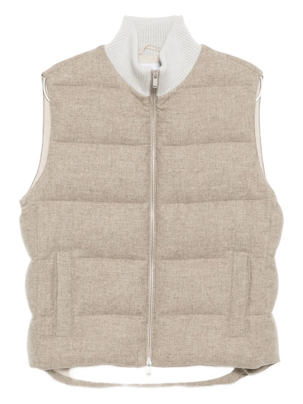 Lardini sleeveless down jacket | Neutrals | Image 1