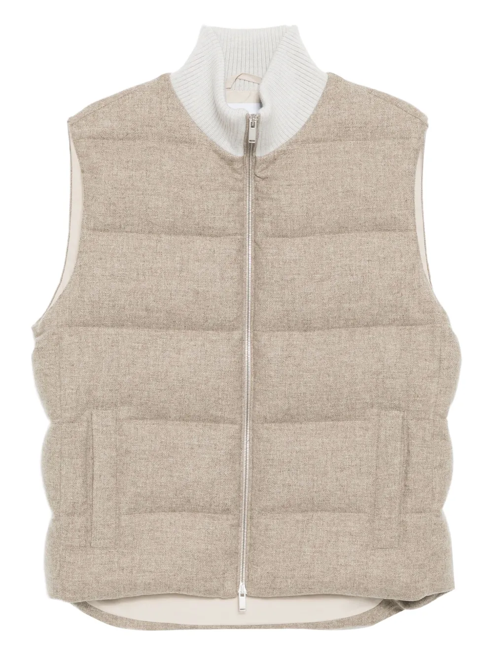 Lardini sleeveless down jacket | Neutrals | Image 1