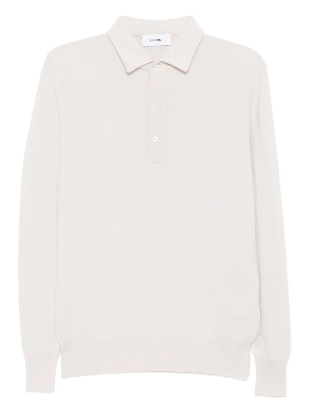 Lardini pikétröja med broderad logotyp | neutral | Image 1