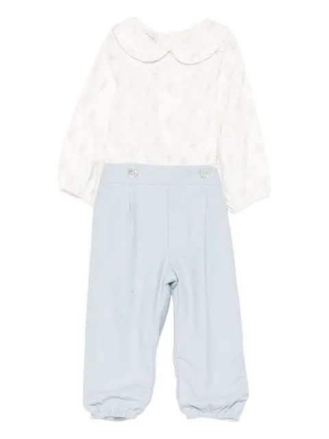 Paz Rodriguez Peter Pan-collar print tracksuit