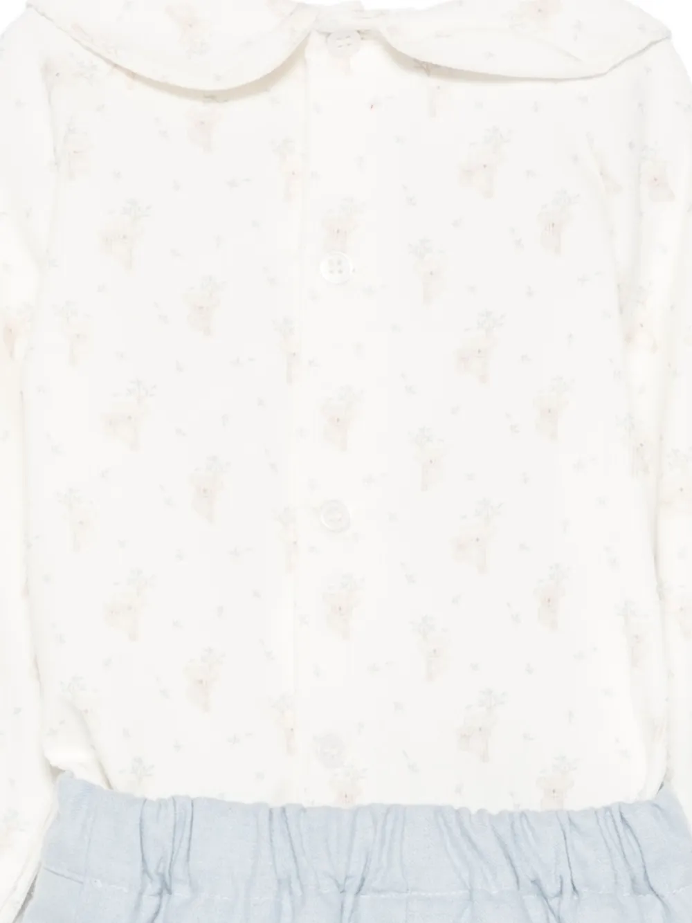 Paz Rodriguez Trainingspak met Peter Pan kraag Blauw