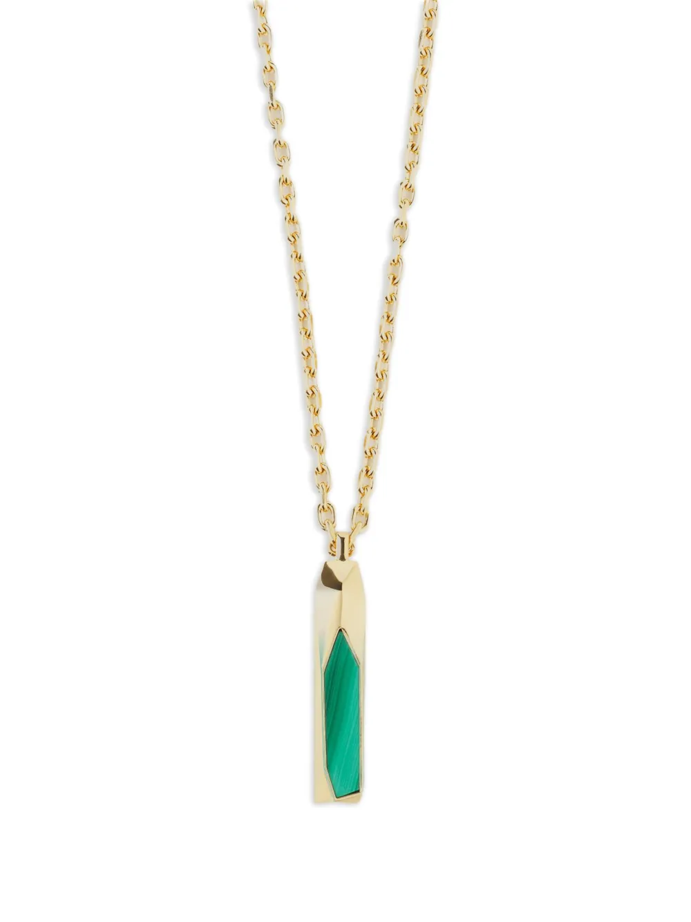 Lanvin Geometric Pendant Necklace In Gold
