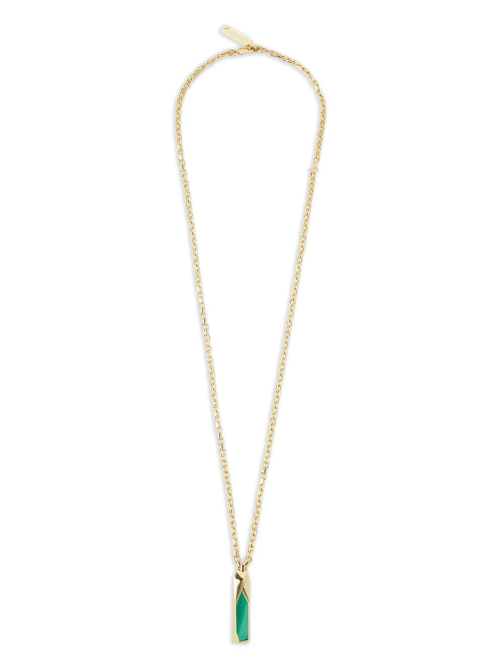 Lanvin Geometric Pendant Necklace In Gold