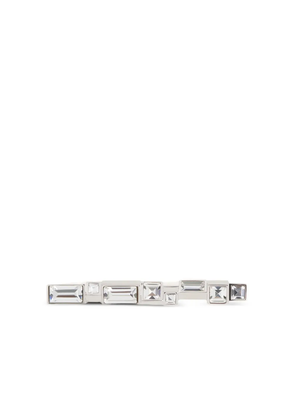 Lanvin Anello con design geometrico - Argento