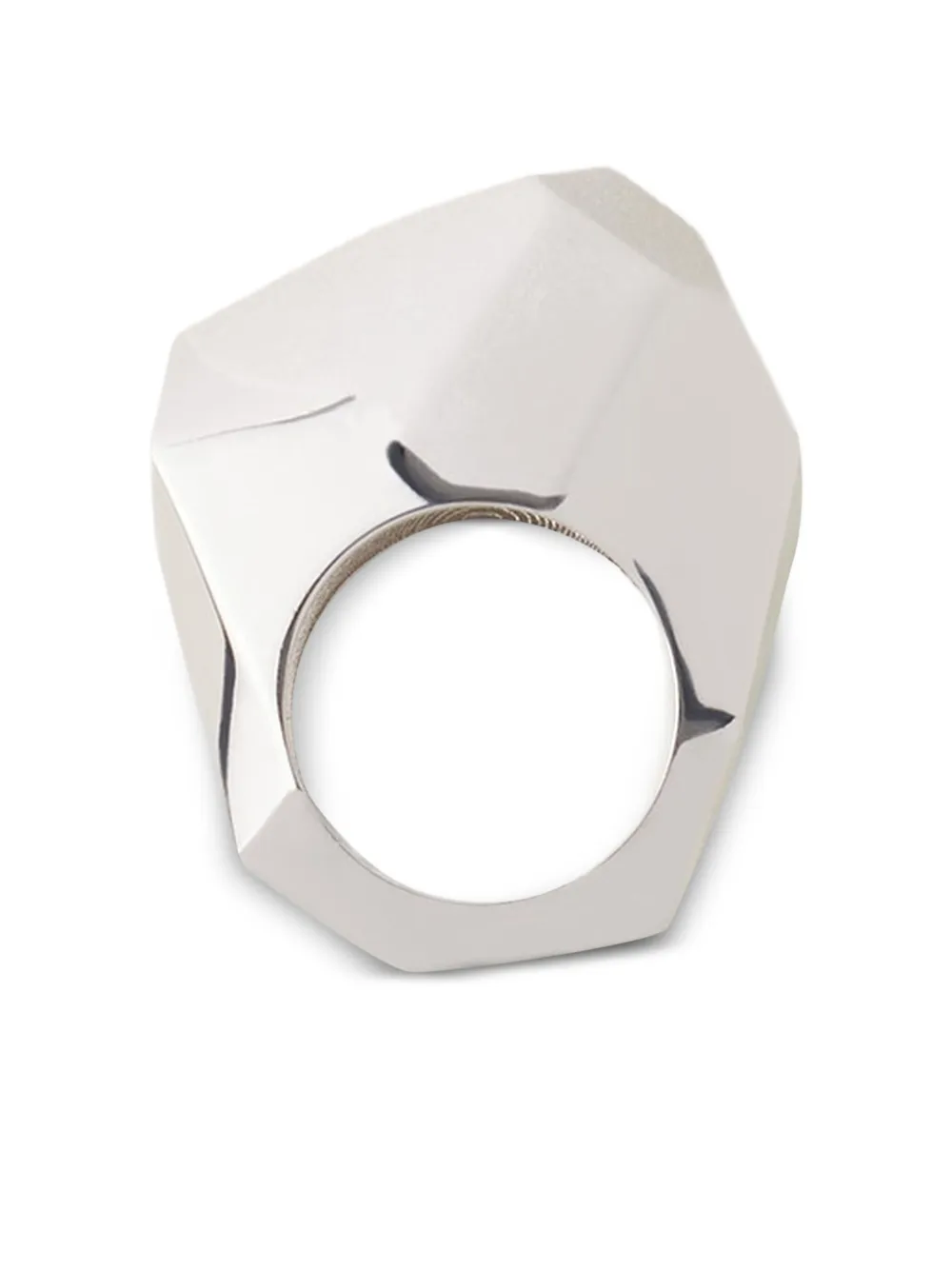 Lanvin geometric ring - Argento