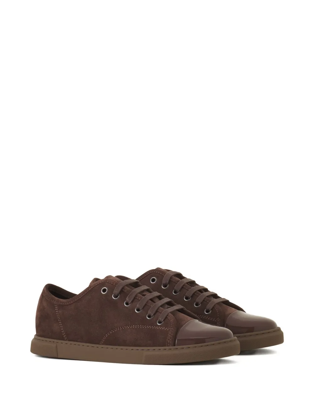 Lanvin Sneakers met kapneus - Bruin