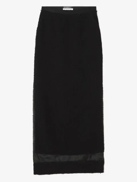 Lanvin textured skirt