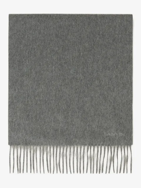 Lanvin écharpe en laine à franges