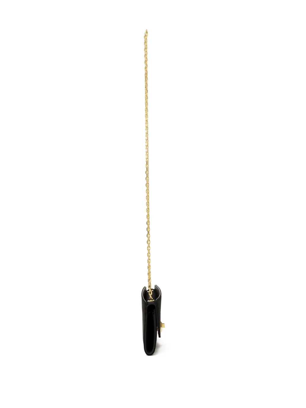 Lanvin Clutch met kettingdetail Zwart