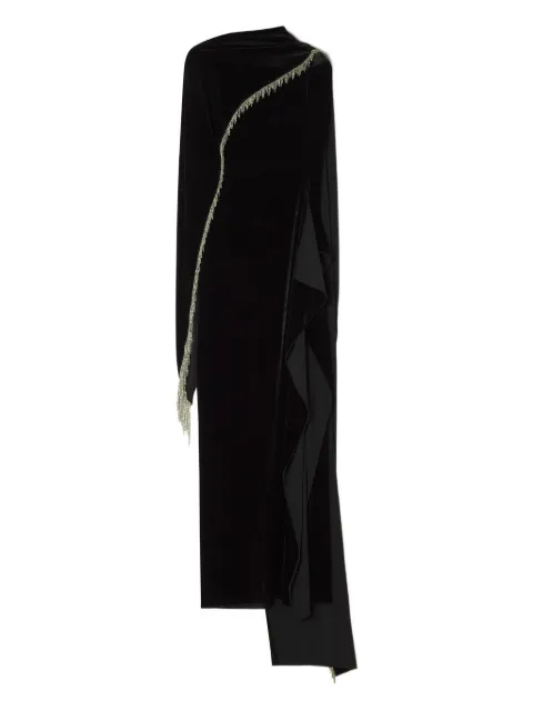 Lanvin draped embellished dress
