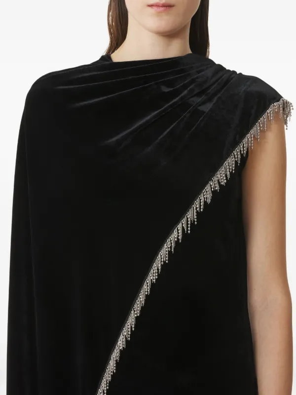 ワンピース LANVIN 15SS Draped Strapless Party Dress Lanvin Draped Embellished Dress | Black | FARFETCH JO