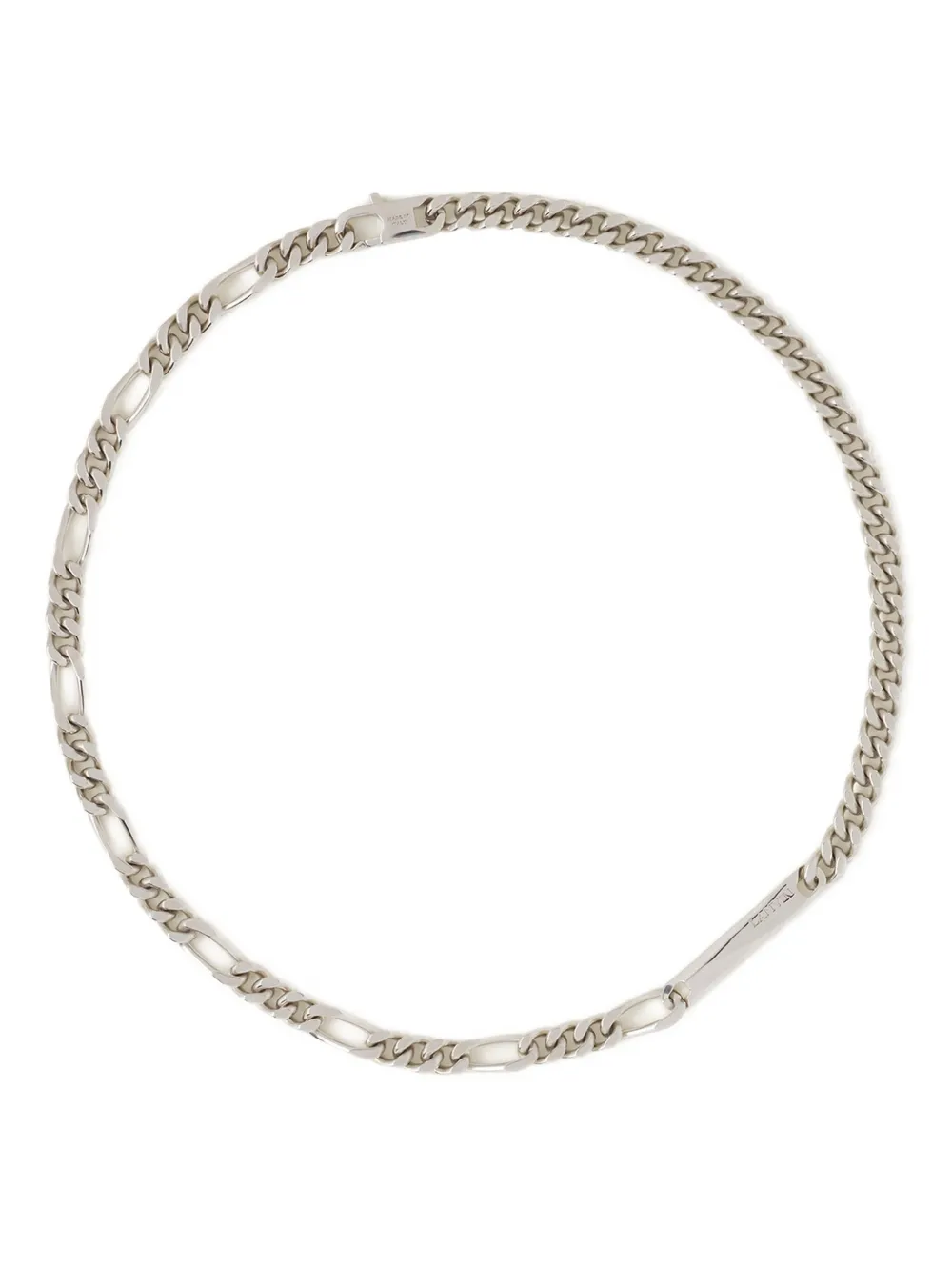 Lanvin curb chain necklace - Argento