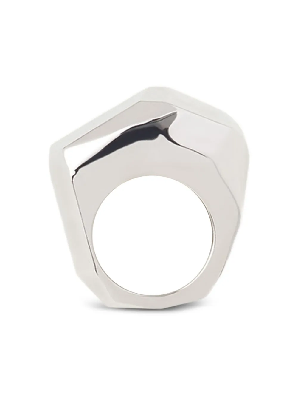 Lanvin Faceted Ring - Argento