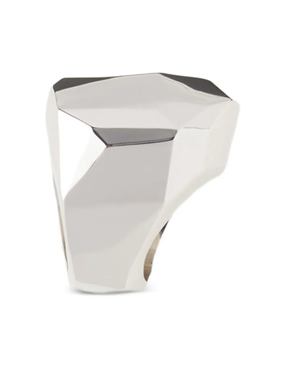 Lanvin Faceted ring - Zilver