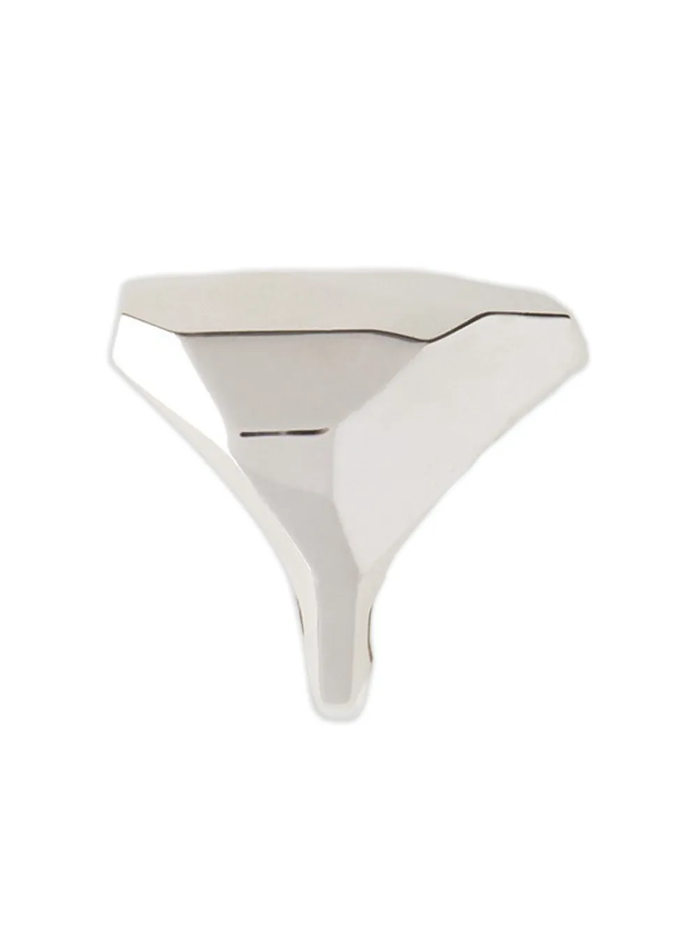 Lanvin Ring met gefacetteerd detail - Zilver