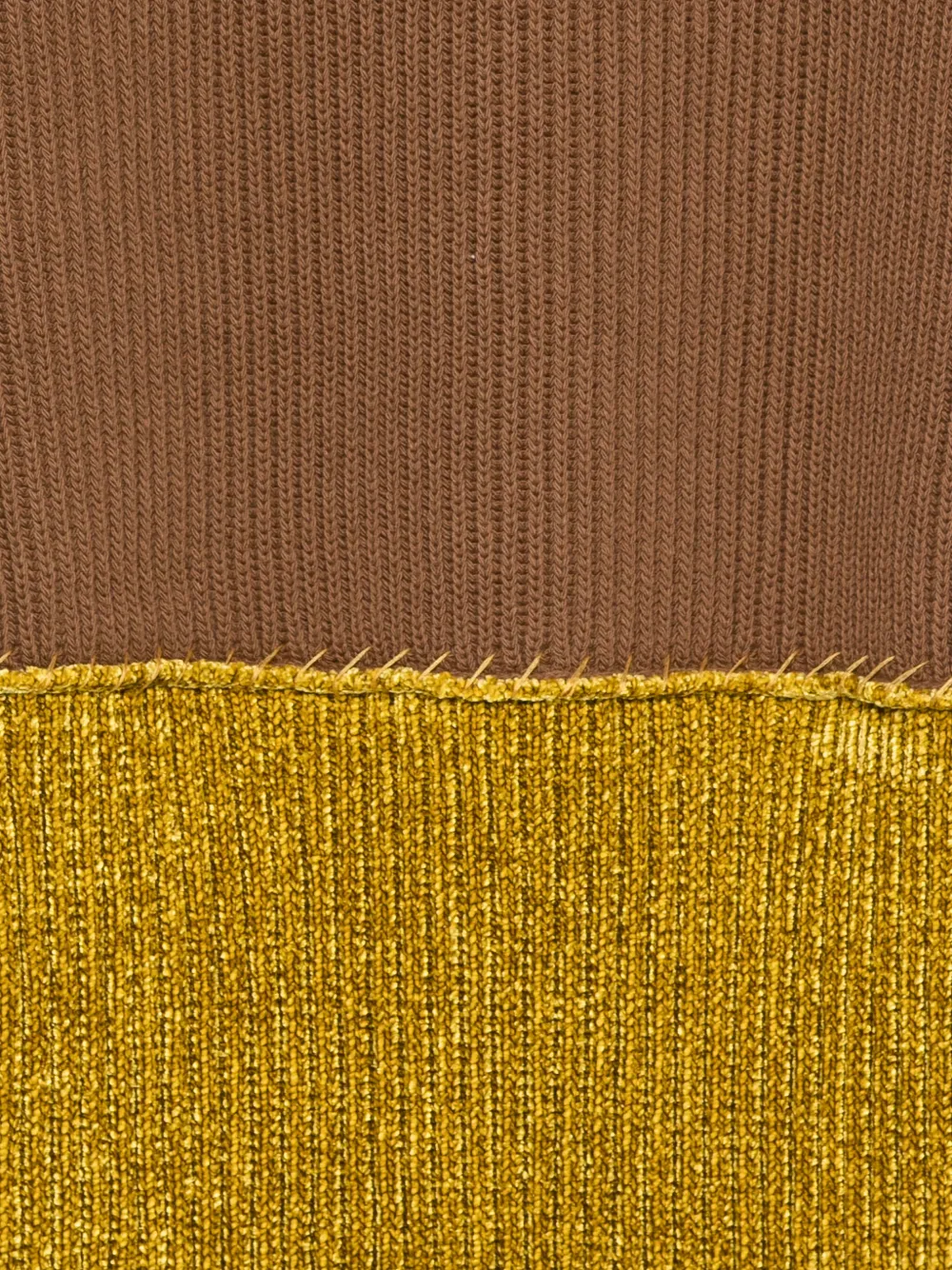 Marni Ribbed Colour-block Sweater In Brown
