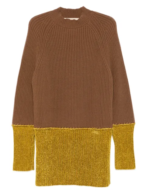 Marni ribbed colour-block sweater