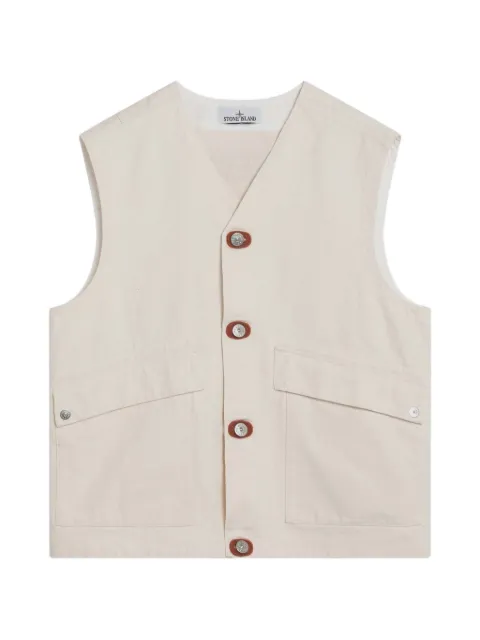 Stone Island button-up gilet