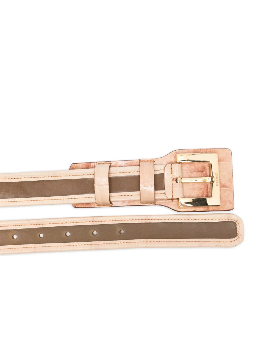 Gianfranco Ferré Pre-Owned 1990s Gürtel mit Kontrastbesatz | Herren | Image 2