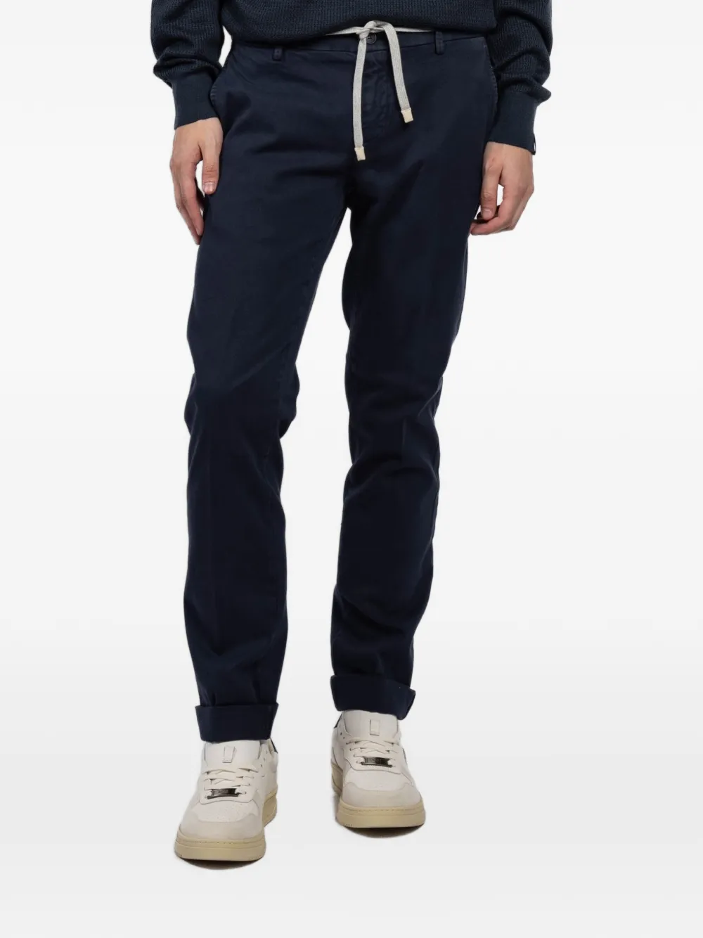 Mason's drawstring-fastening trousers | Blue | Image 1