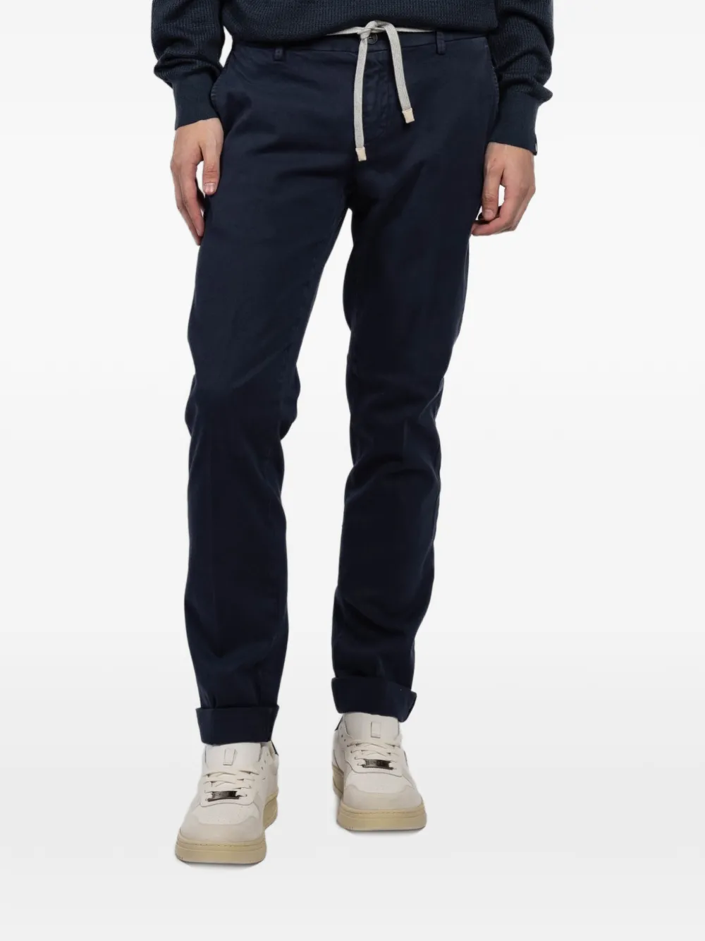 Mason's drawstring-fastening trousers | Blue | Image 1