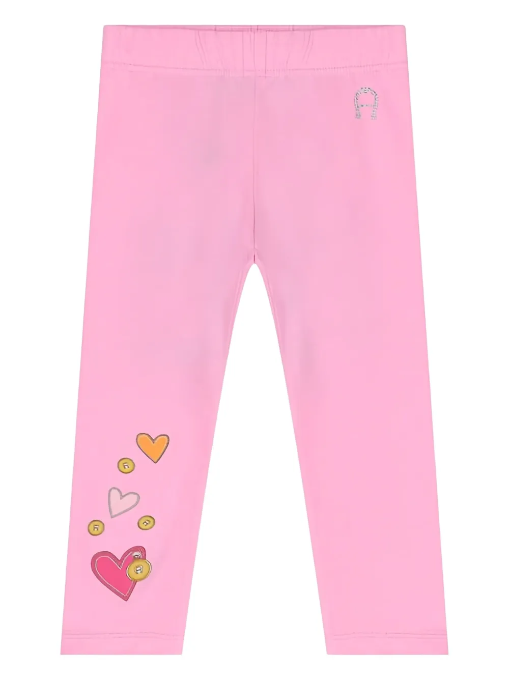 Aigner Kids Leggings con stampa - Rosa
