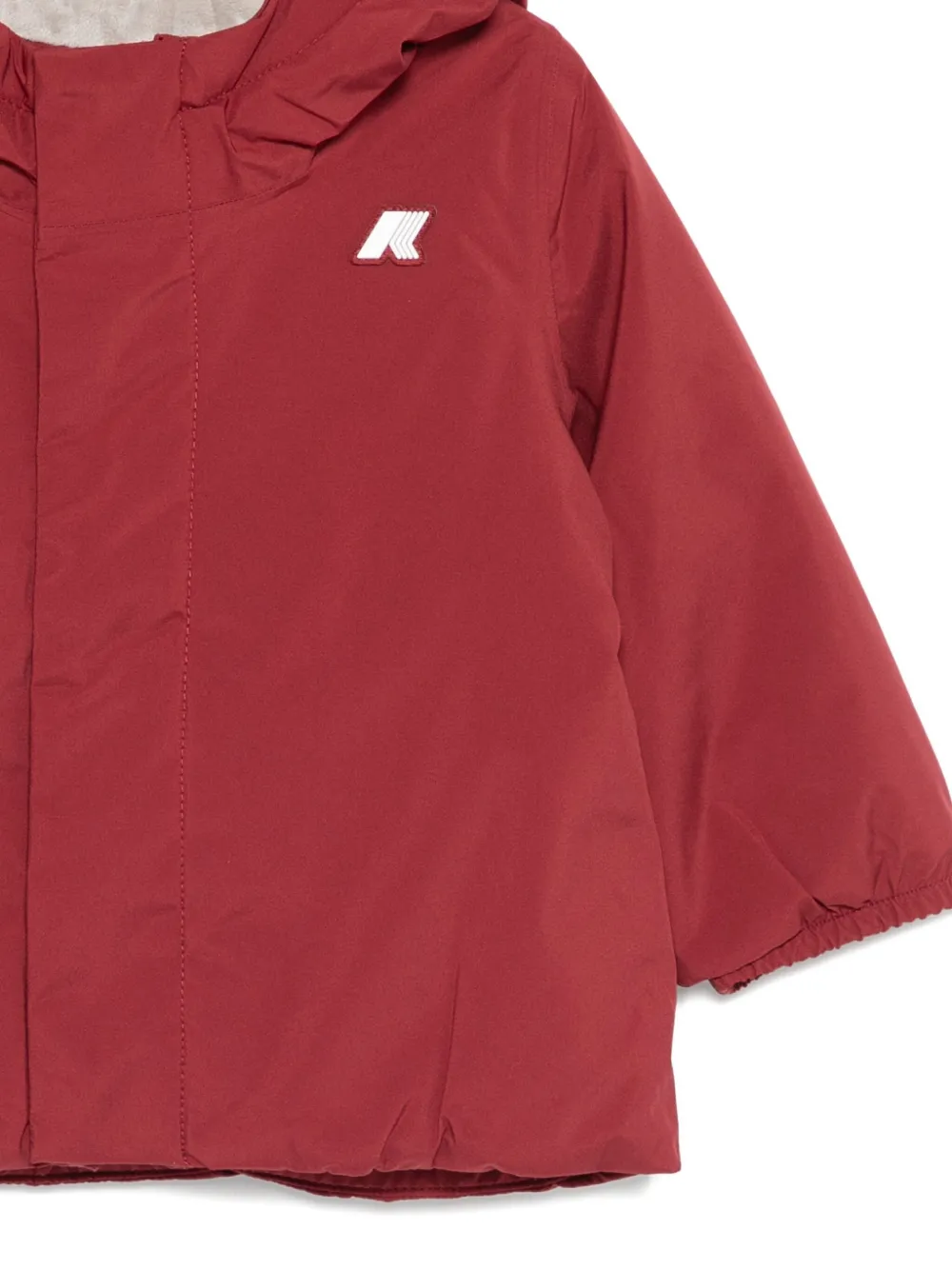 K Way Kids Jack met capuchon Rood