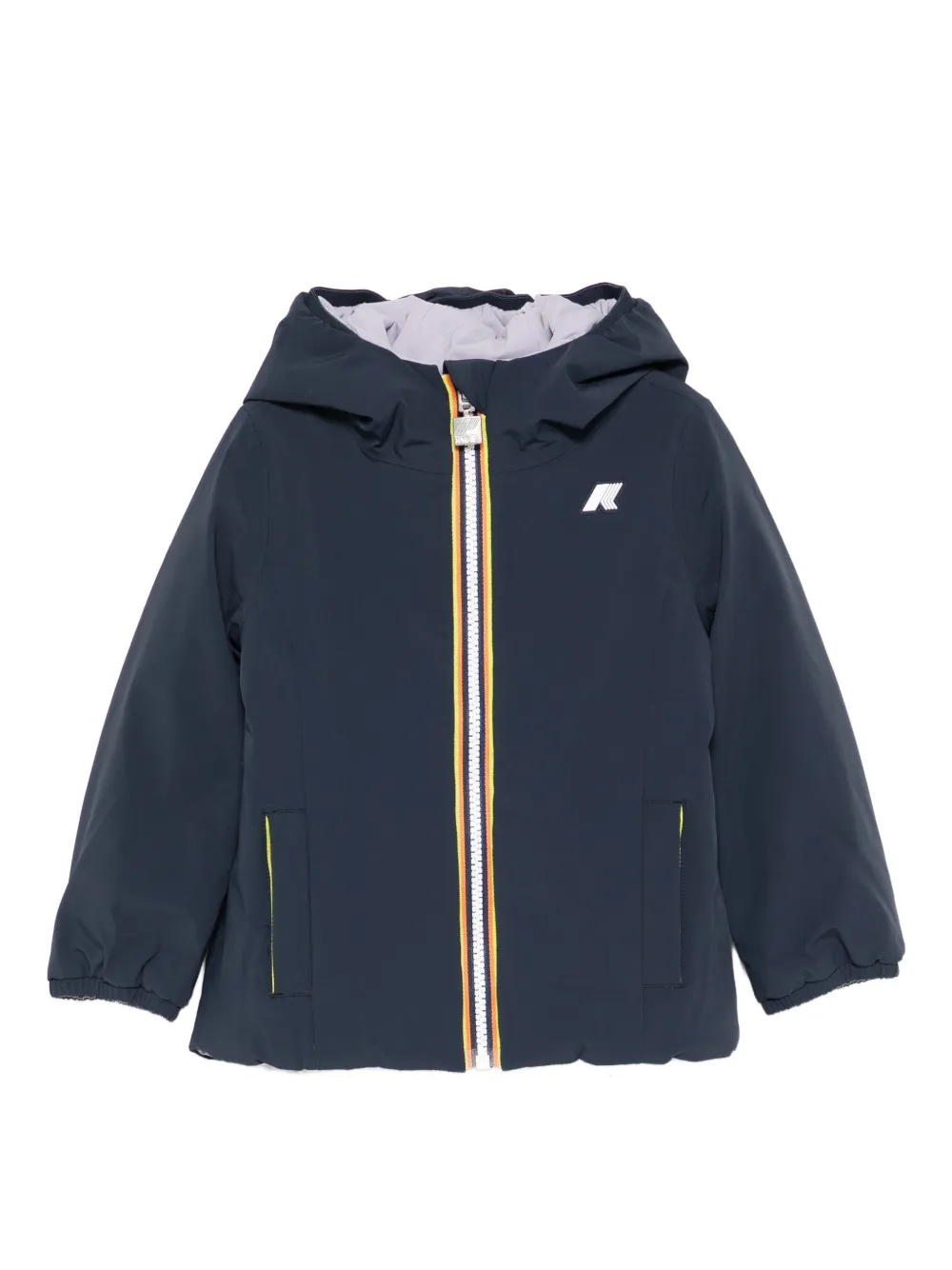 K Way Kids veste zippée à capuche | bleu | Image 1