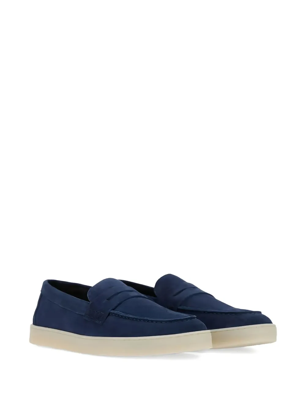 Canali baskets en daim à design sans lacets | baskets à enfiler | Image 2