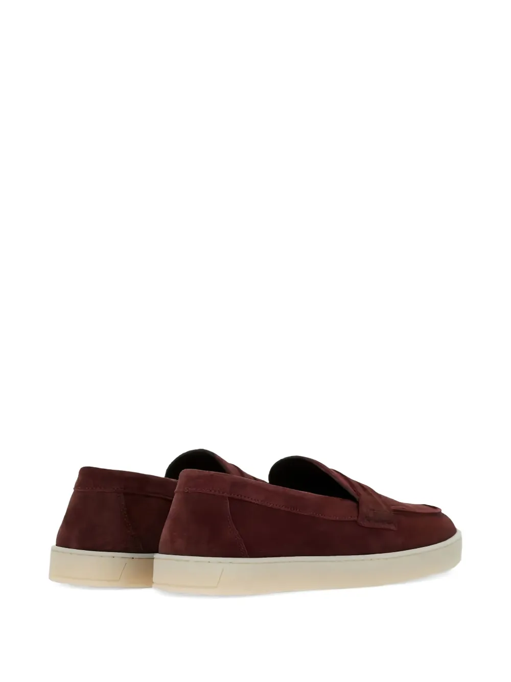 Canali Suède slip-on sneakers Rood