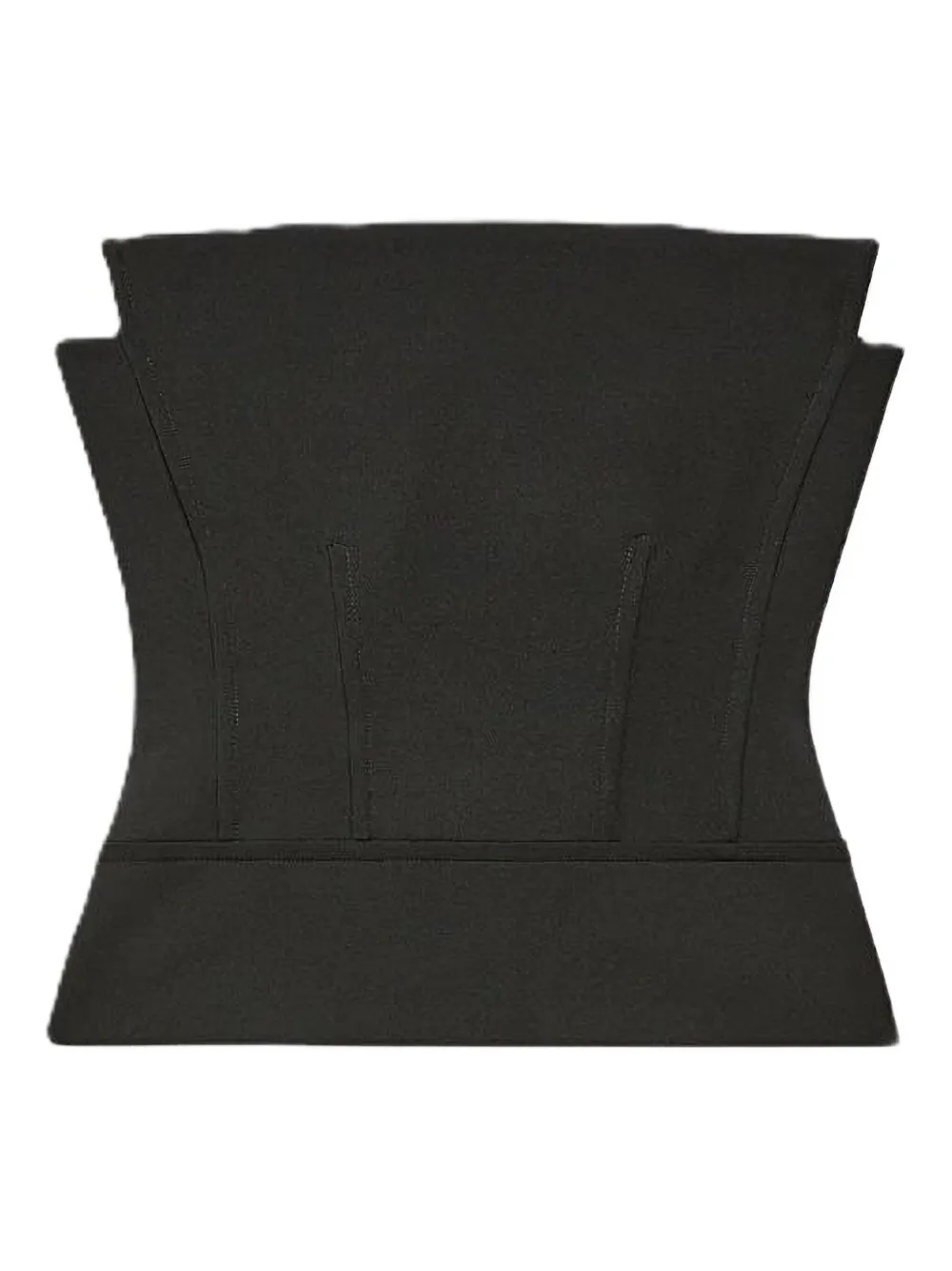 Another Tomorrow ストラップレス ビスチェ - ブラック Another Tomorrow ストラップレス ビスチェ - ブラック