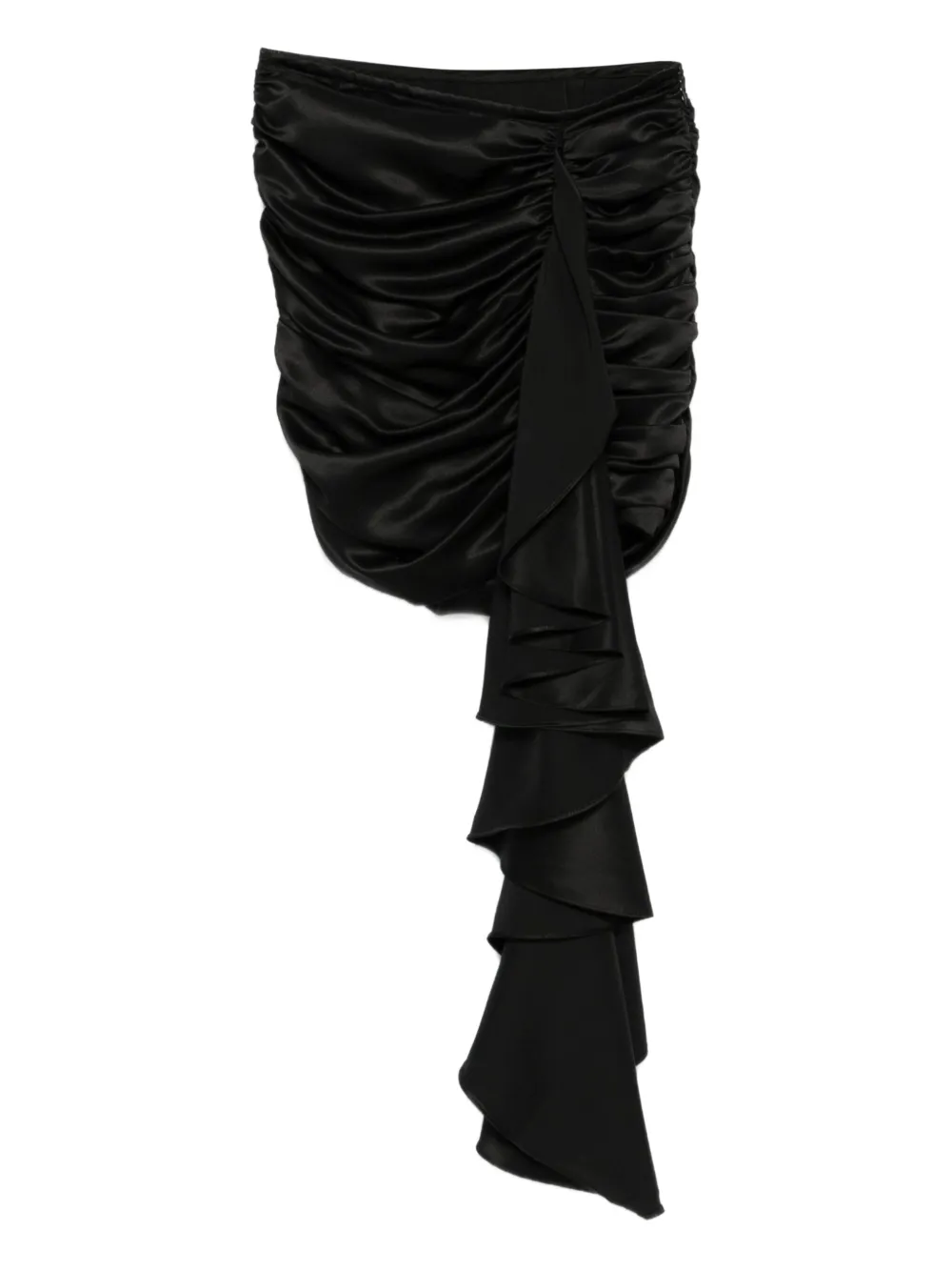 Rosanna Ocampo Moscova ruched mini kirt - Nero