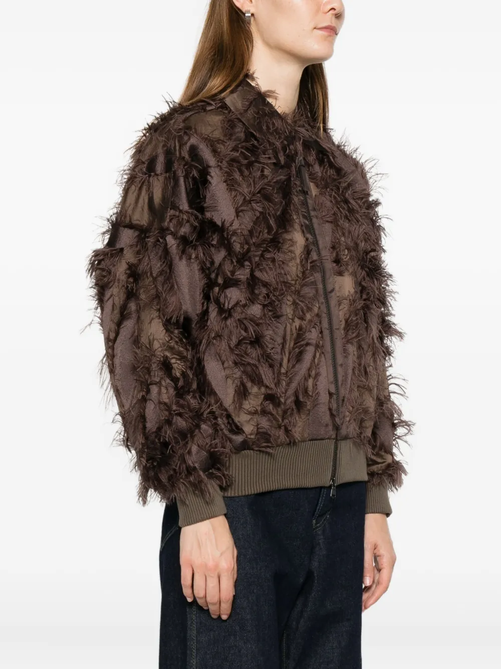 Brunello Cucinelli Jack met ritssluiting Bruin