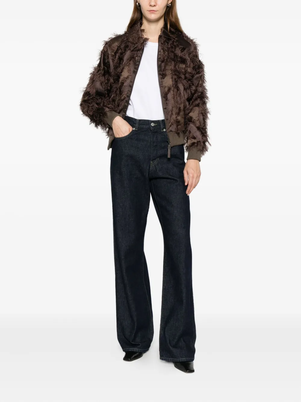 Brunello Cucinelli zip-fastening jacket | Faux Fur & Shearling Jackets | Image 2