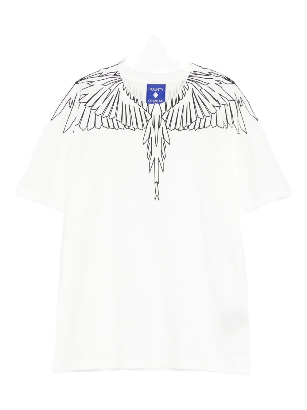 County Of Milan Graphic Crew-neck T-shirt In White