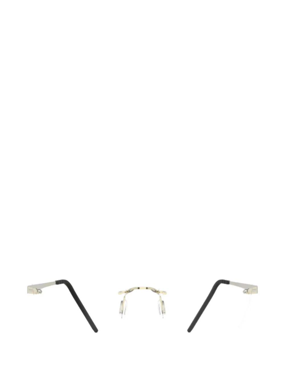 Blackfin Aeroloop light gold glasses - Argento
