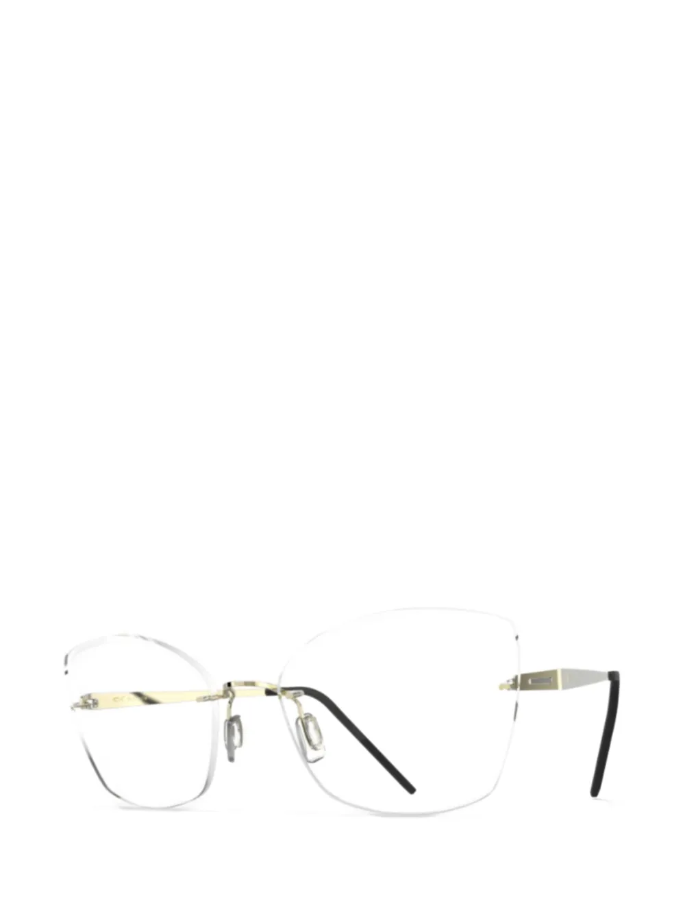 Blackfin Aeroloop Light Gold Glasses - Silver 