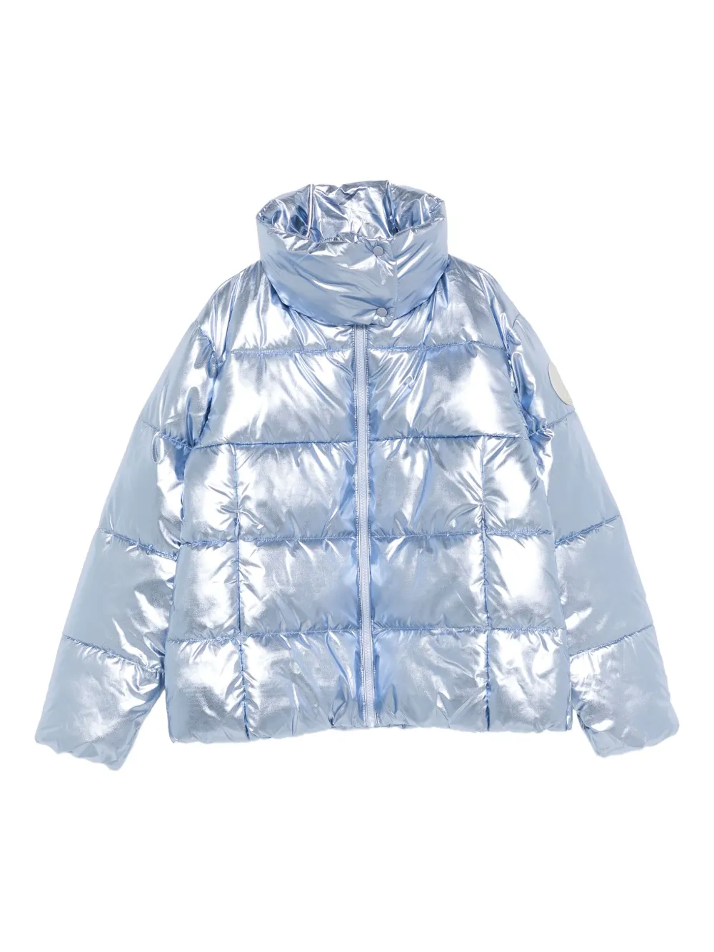 Save The Duck Kids high-neck padded jacket | Blue | Image 1