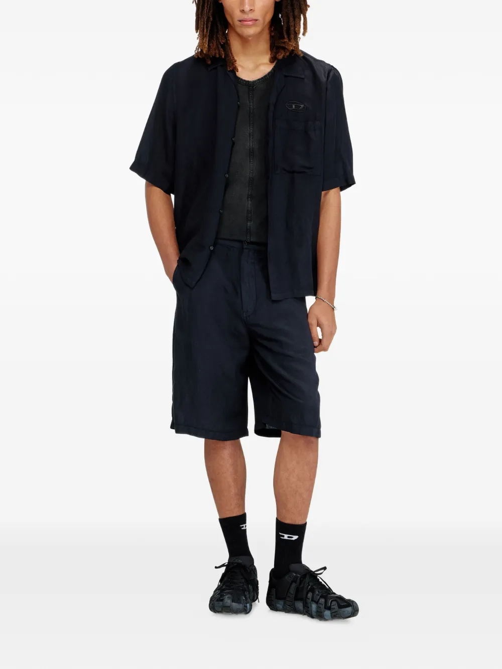  Diesel P-hant-chino-short-pgbs Chino Shorts - Black 